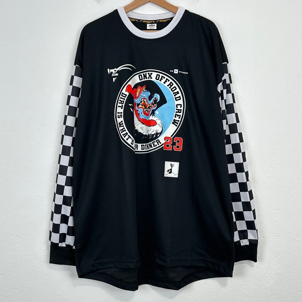 Reign VMX Mens ONX Offroad Crew Jersey Size XXL Motocross MX Retro Vintage Style